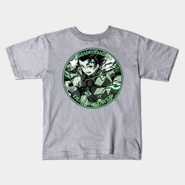 Tanjiro Kamado Kids T-Shirt by Anima X Anima